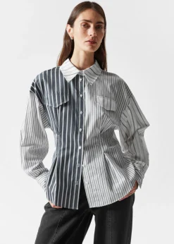 Discount & Other Stories Chemise En Coton à Poches à Rabat