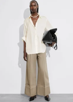 Online & Other Stories Chemise En Satin