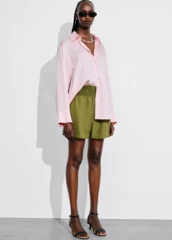 Online & Other Stories Chemise En Satin