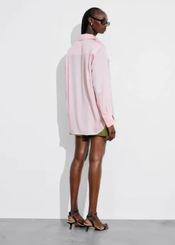 Online & Other Stories Chemise En Satin