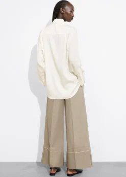 Online & Other Stories Chemise En Satin