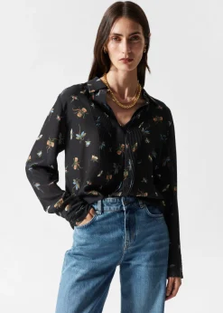 Discount & Other Stories Chemise En Soie à Pinces