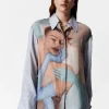 Store & Other Stories Chemise Imprimée Impression visages
