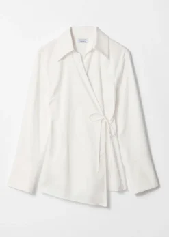 Online & Other Stories Chemise Portefeuille En Coton Blanc