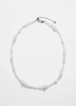 Cheap & Other Stories Collier à Pierres Semi-précieuses Blanc