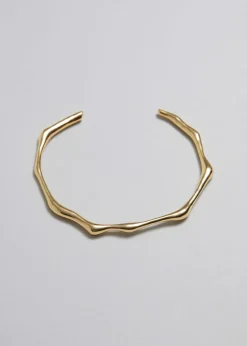 Outlet & Other Stories Collier Ras Du Cou Sculptural Doré