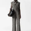 Fashion & Other Stories Combinaison Large Sans Manches En Tweed Tweed noir