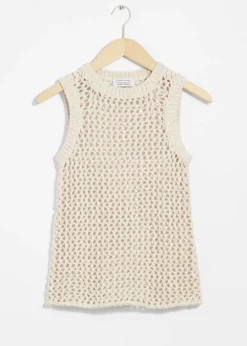 Online & Other Stories Débardeur En Crochet Blanc