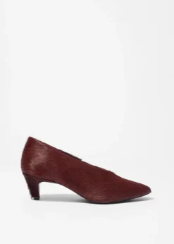 Discount & Other Stories Escarpins En Cuir Bordeaux