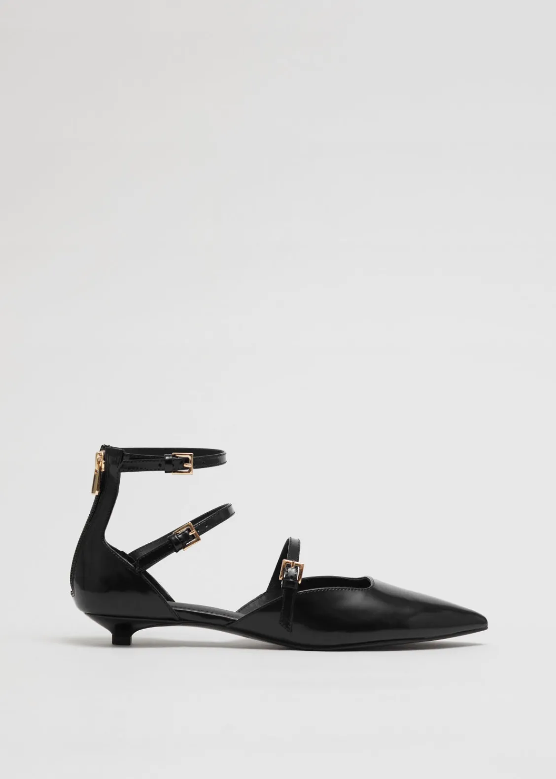 Sale & Other Stories Escarpins En Cuir à Bouts Pointus Noir