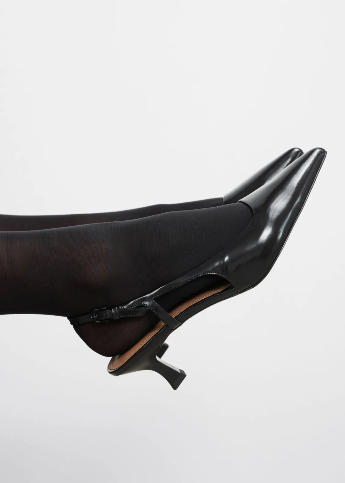 Flash Sale & Other Stories Escarpins En Cuir à Bride Arrière