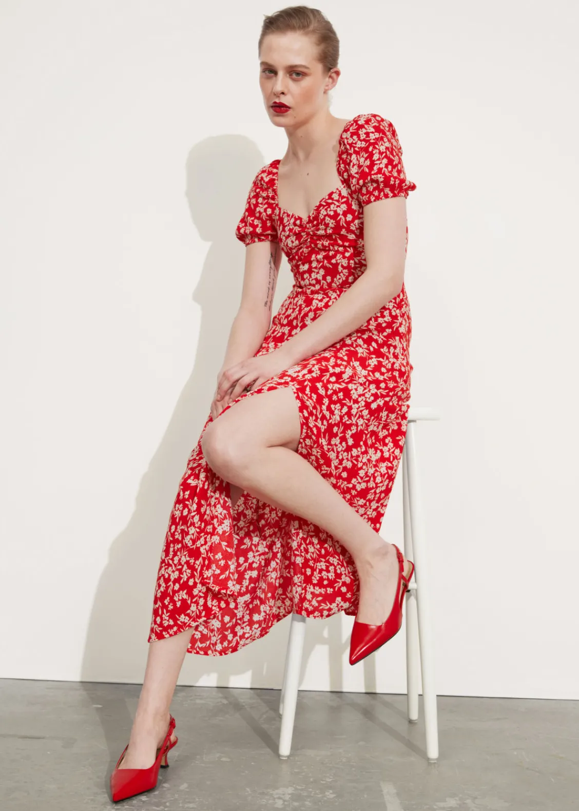 Flash Sale & Other Stories Escarpins En Cuir à Bride Arrière