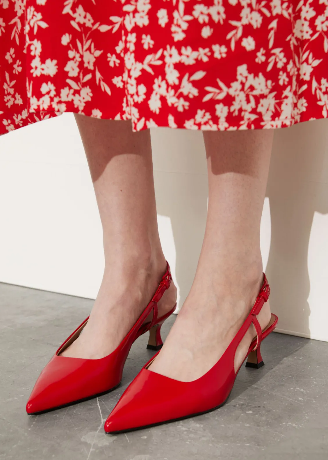 Flash Sale & Other Stories Escarpins En Cuir à Bride Arrière