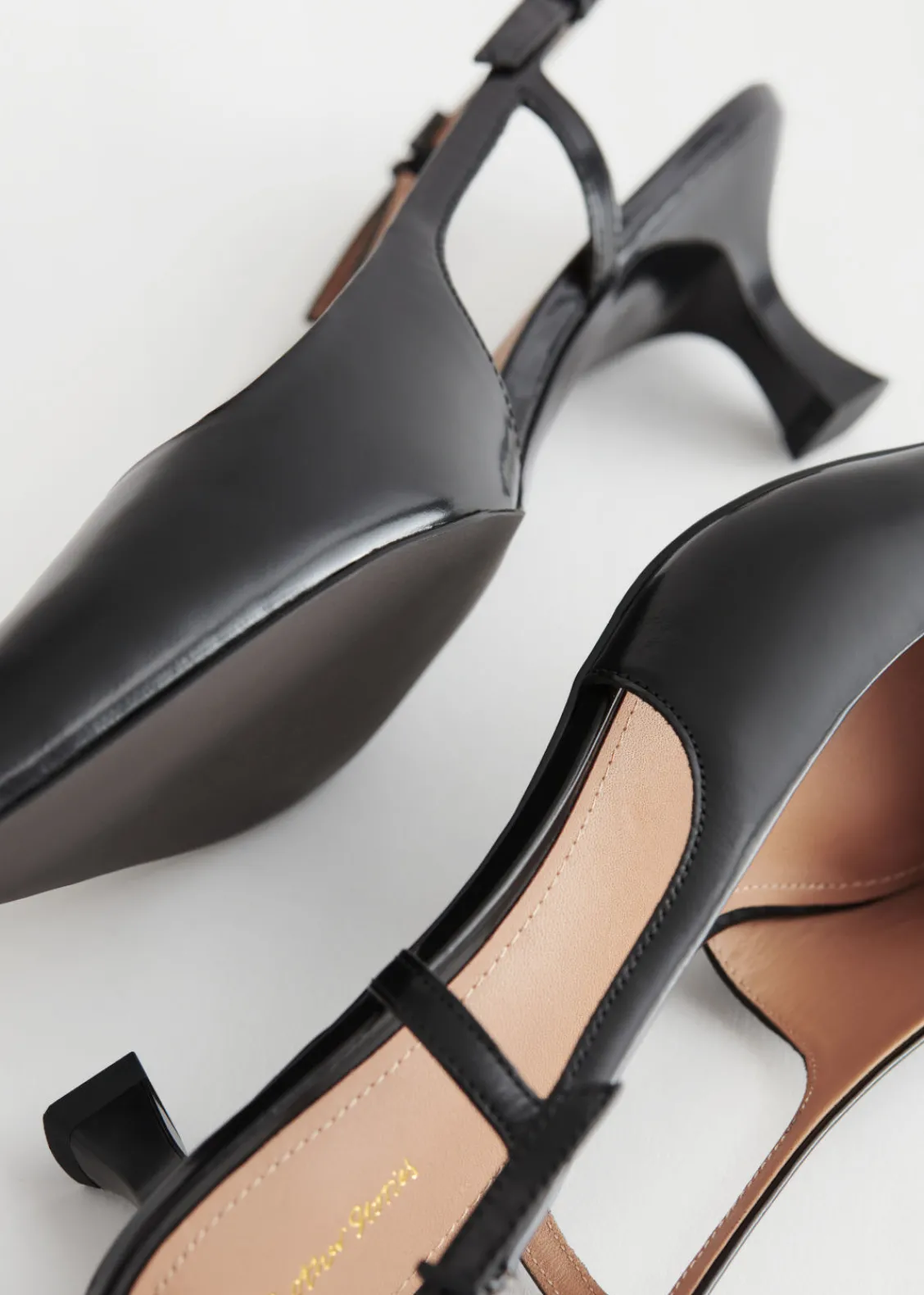 Flash Sale & Other Stories Escarpins En Cuir à Bride Arrière