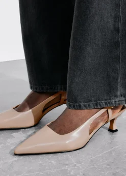 Flash Sale & Other Stories Escarpins En Cuir à Bride Arrière