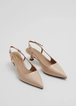 Flash Sale & Other Stories Escarpins En Cuir à Bride Arrière
