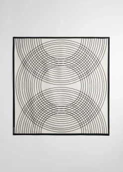 Best Sale & Other Stories Foulard Carré à Imprimé Graphique Blanc