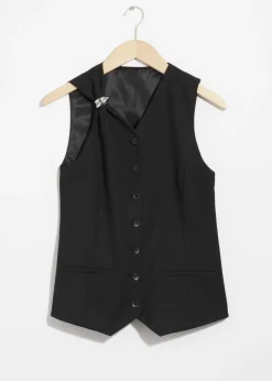 Best Sale & Other Stories Gilet à Boucle Noir