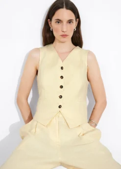 Best & Other Stories Gilet Habillé En Lin