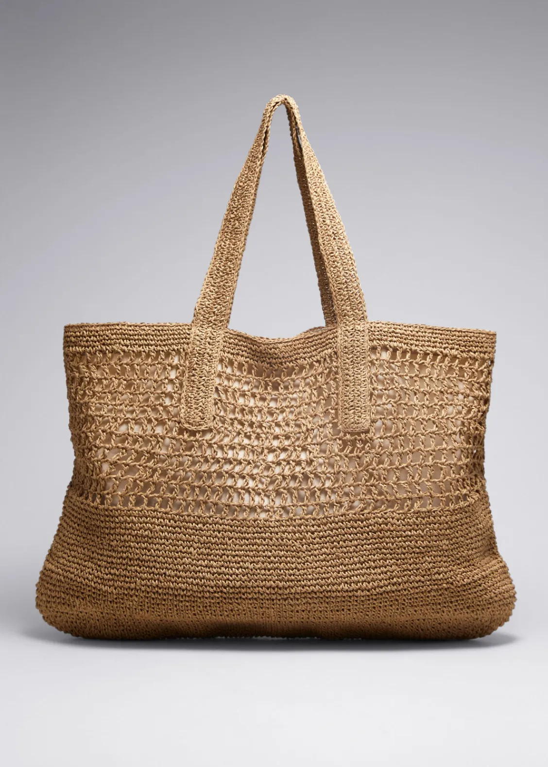 Fashion & Other Stories Grand Cabas En Crocheté Paille