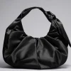 Sale & Other Stories Grand Sac Porté épaule En Satin Noir