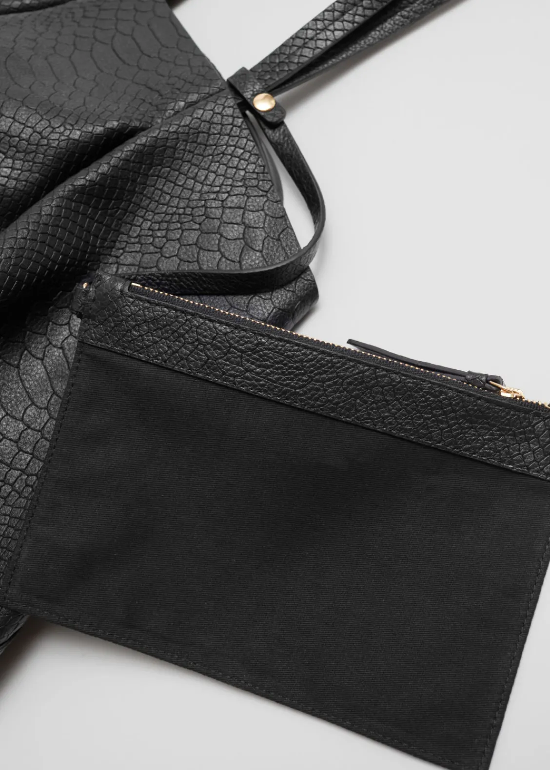 Hot & Other Stories Grand Tote Bag En Cuir Noir