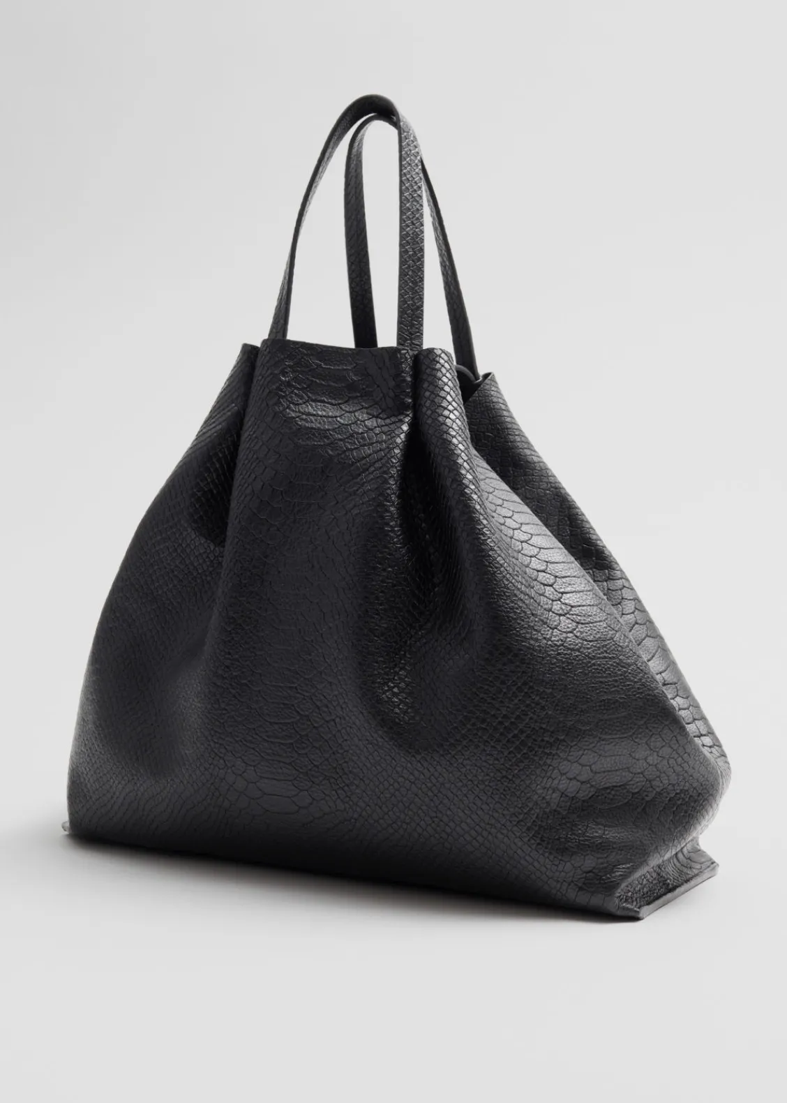 Hot & Other Stories Grand Tote Bag En Cuir Noir