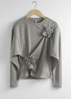 Discount & Other Stories Haut à Motifs Floraux Appliqués