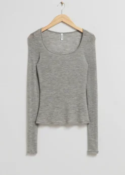 Shop & Other Stories Haut Ajusté En Laine