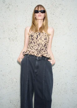 Clearance & Other Stories Haut Asymétrique Drapé