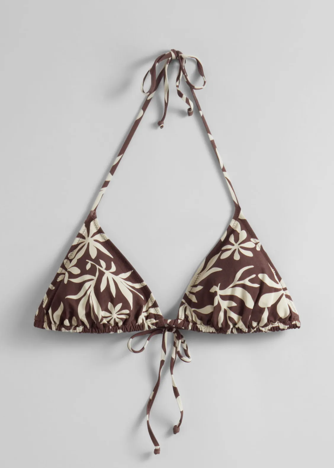 New & Other Stories Haut De Bikini Triangle à Dos Nu