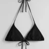 Fashion & Other Stories Haut De Bikini Triangle Plissé