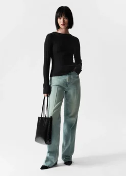 Cheap & Other Stories Haut Transparent En Laine Mérinos