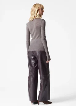 Store & Other Stories Haut Transparent En Laine