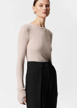 Store & Other Stories Haut Transparent En Laine