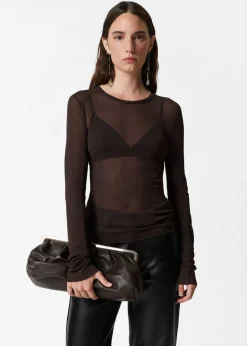 Sale & Other Stories Haut Transparent En Soie