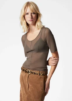 Fashion & Other Stories Haut Transparent En Soie