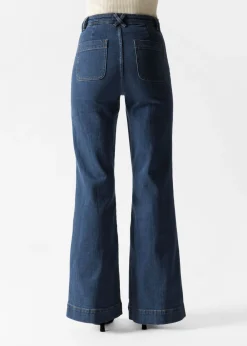 Outlet & Other Stories Jeans Bootcut à Poches Plaquées