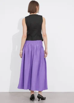 Cheap & Other Stories Jupe Midi Avec Taille à Smocks