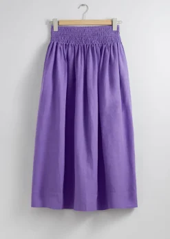 Cheap & Other Stories Jupe Midi Avec Taille à Smocks