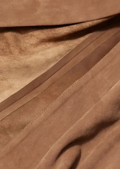Flash Sale & Other Stories Jupe Midi En Daim Marron Clair