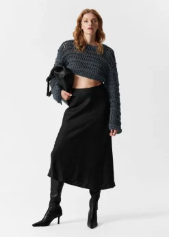 Online & Other Stories Jupe Midi En Satin