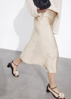 Online & Other Stories Jupe Midi En Satin