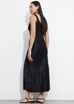 Hot & Other Stories Jupe Midi En Satin