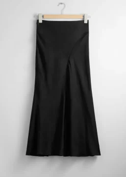 Online & Other Stories Jupe Midi En Satin