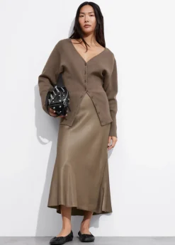 Hot & Other Stories Jupe Midi En Satin