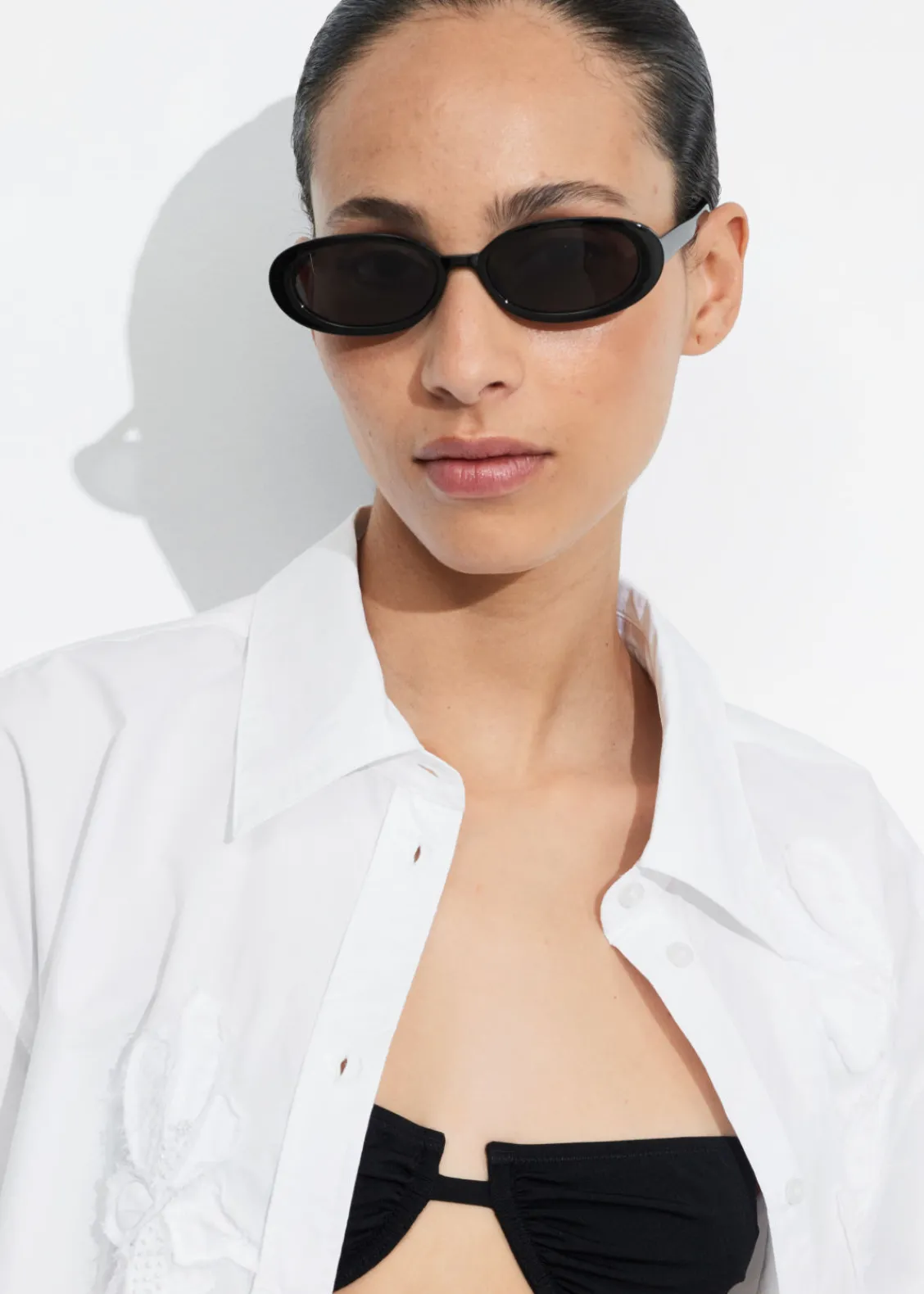 Outlet & Other Stories Lunettes De Soleil à Monture Ovale Fine