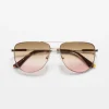Online & Other Stories Lunettes De Soleil De Style Aviateur Marron Clair