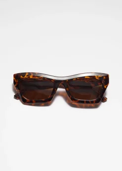 New & Other Stories Lunettes De Soleil œil De Chat Classiques Marron