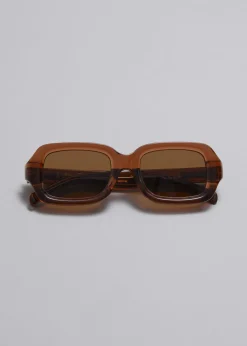 Discount & Other Stories Lunettes De Soleil Ovales Et Polarisées